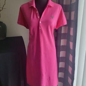 Ralph Lauren Sport Pink polo style dress
